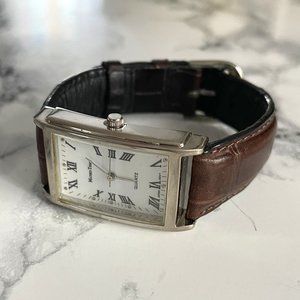 Mathey Tissot tank style quartz watch